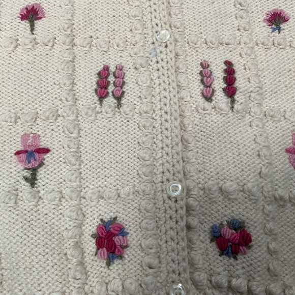 Vintage Cardigan 100% New Wool Hand Knit in New Zealand - Picture 12 of 12